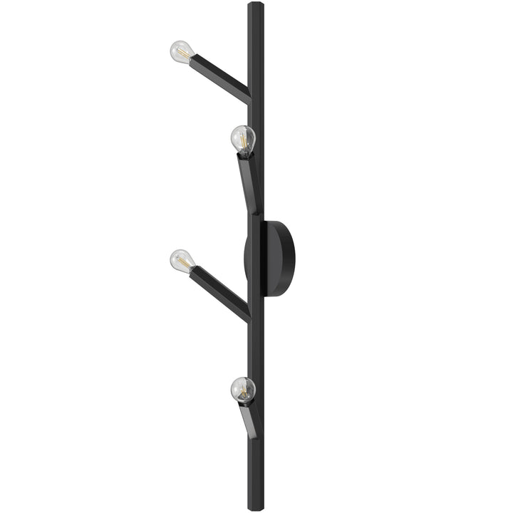 Avenue Lighting The Oaks 4-Light 36"H Branch Wall Sconce HF8884-BLK in Black view 2