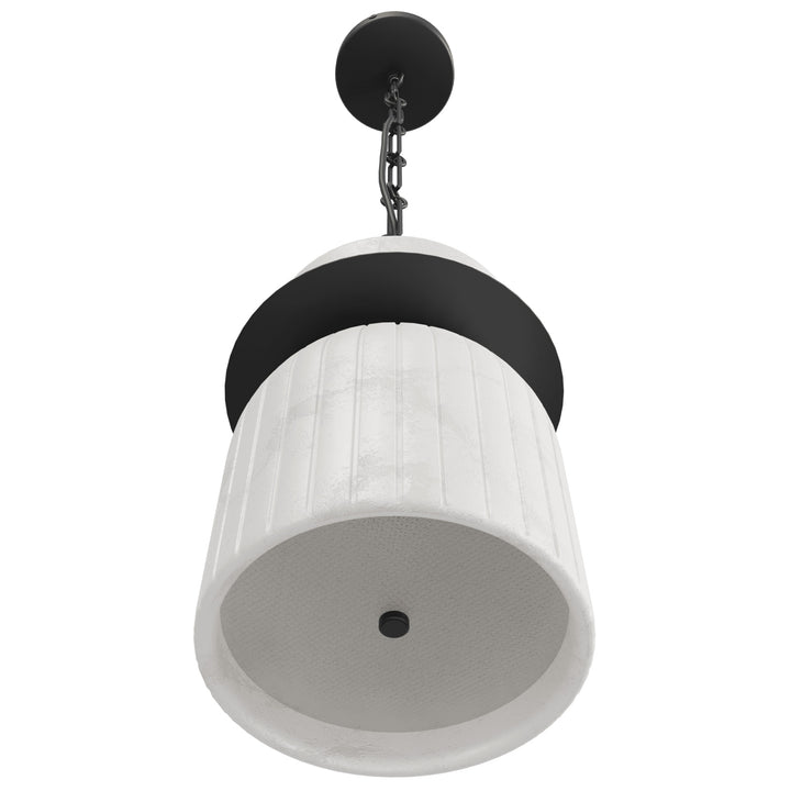 Avenue Lighting Westwood 10"H Alabaster Up/Down LED Pendant HF7500-BK in Matte Black view 2