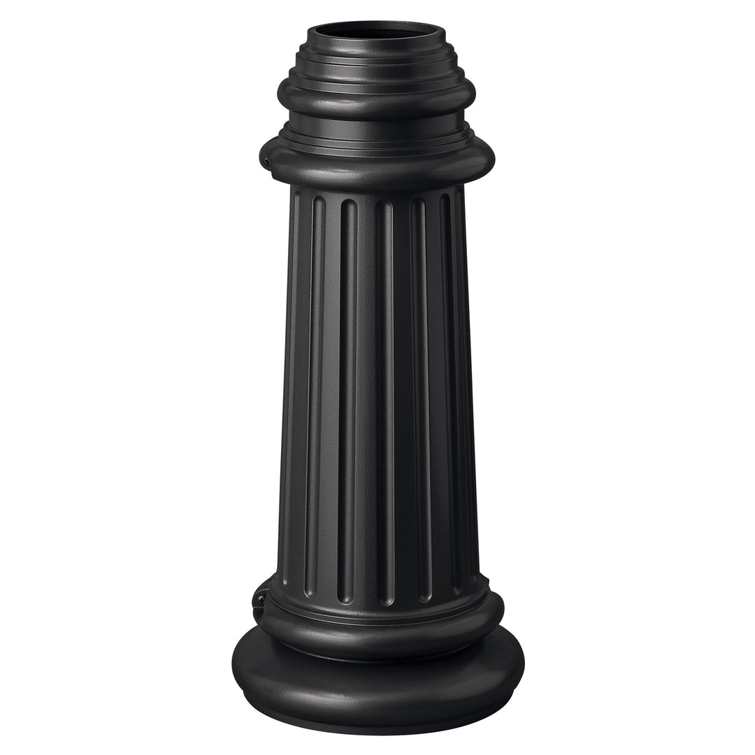 Hinkley Slip Base Post Adapter Direct Burial Post Slip Base Black 6680BK
