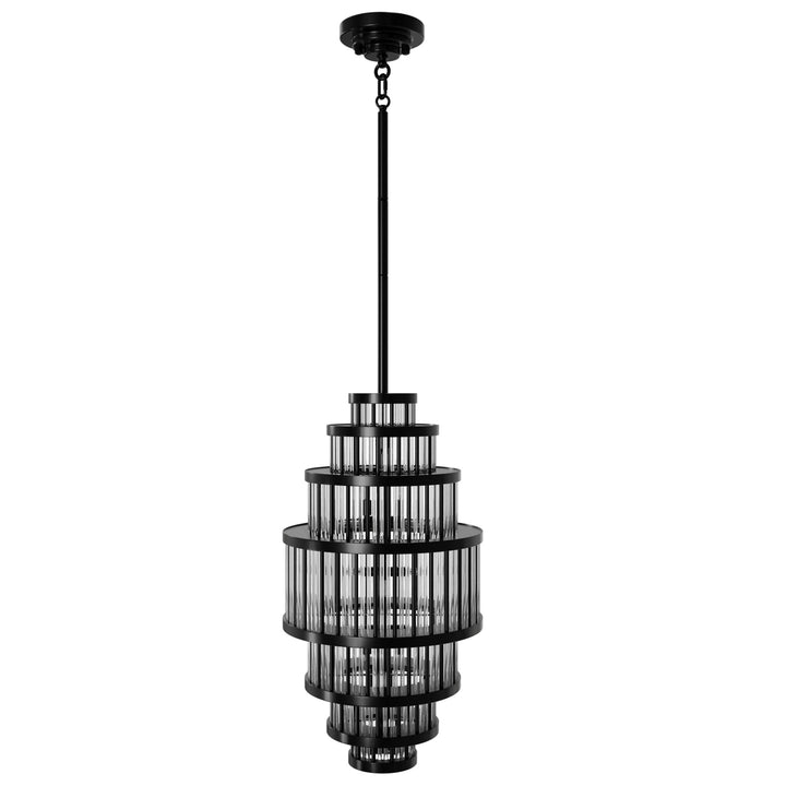Avenue Lighting Waldorf 22"H Pendant HF1924-GM in Polished Gunmetal