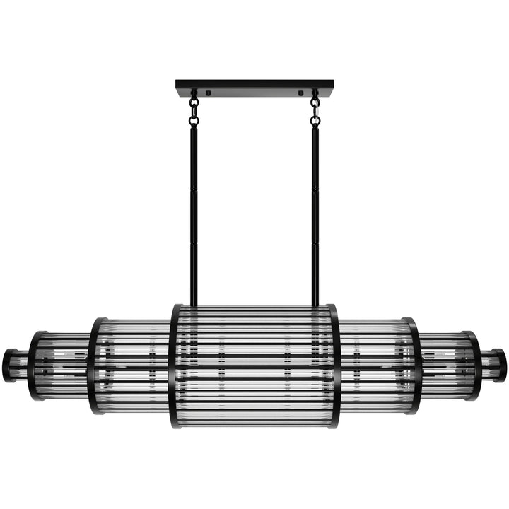 Avenue Lighting Waldorf 64"W Chandelier HF1920-GM in Polished Gunmetal