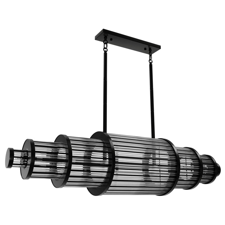 Avenue Lighting Waldorf 64"W Chandelier HF1920-GM in Polished Gunmetal view 2