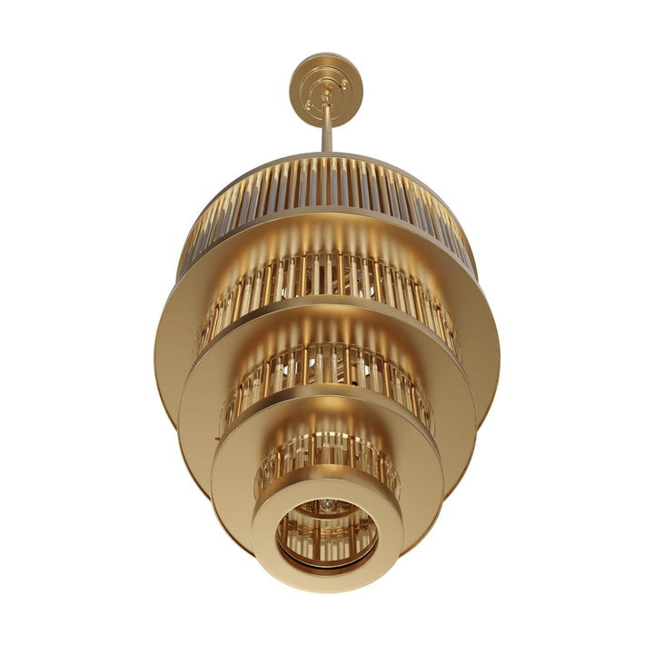 Avenue Lighting Waldorf 22"H Pendant HF1924-AB in Aged Brass view 2
