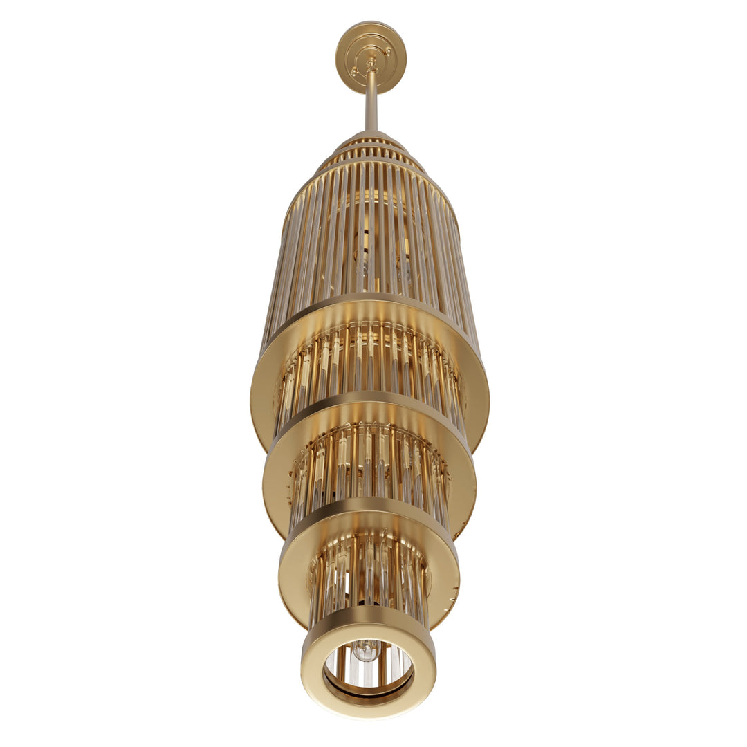 Avenue Lighting Waldorf 38"H Pendant HF1925-AB in Aged Brass view 2