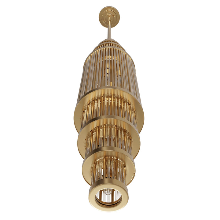 Avenue Lighting Waldorf 38"H Pendant HF1925-AB in Aged Brass view 2