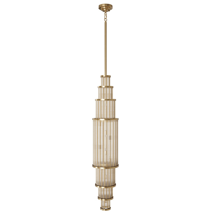 Avenue Lighting Waldorf 50"H Pendant HF1926-AB in Aged Brass