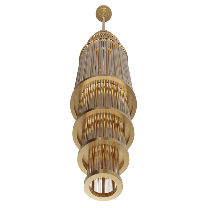 Avenue Lighting Waldorf 50"H Pendant HF1926-AB in Aged Brass view 2