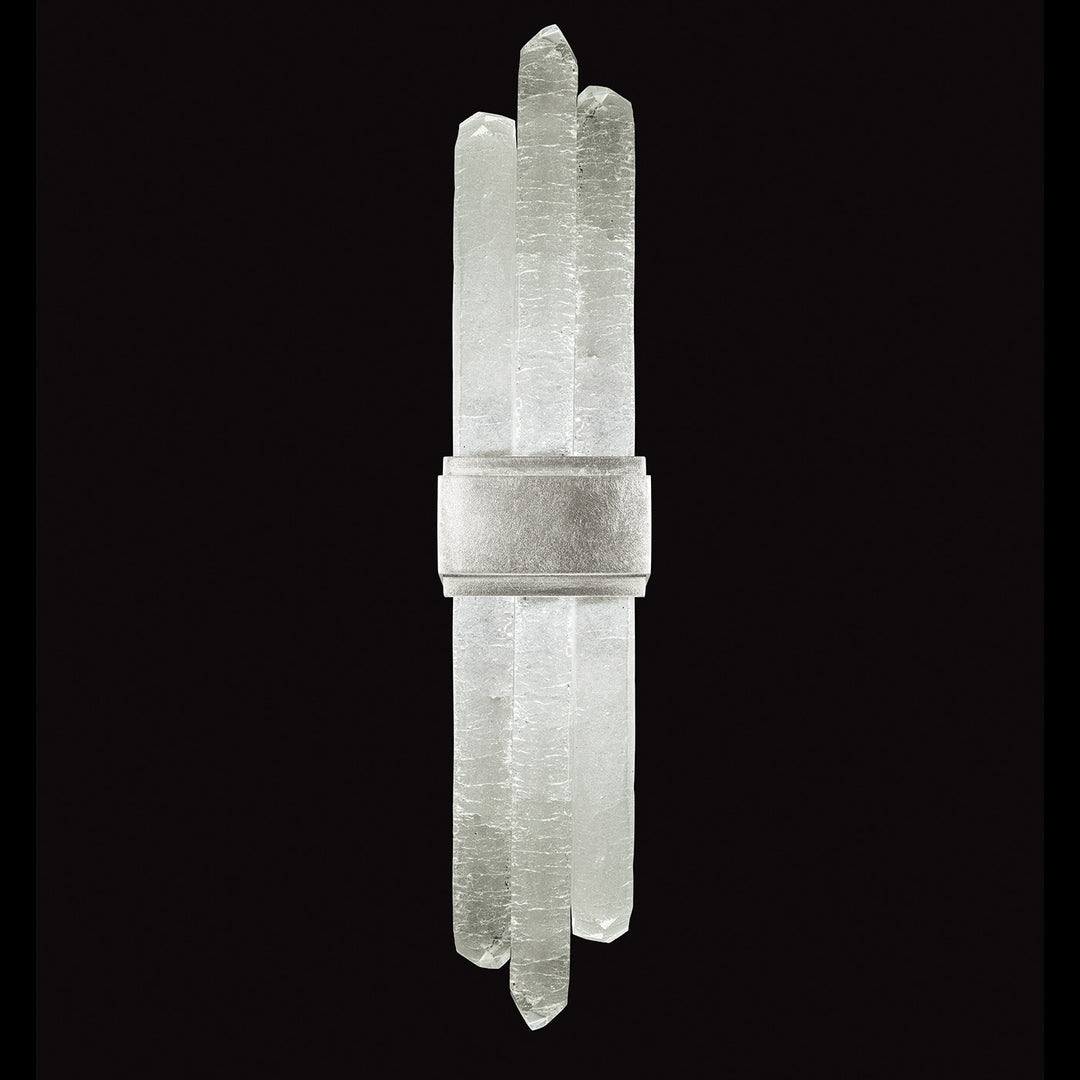 Fine Art Handcrafted Lighting Lior 25.5"H Sconce in Standard Silver Leaf (882350-1ST)