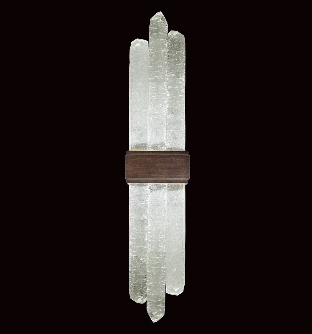 Fine Art Handcrafted Lighting Lior 25.5"H Sconce in Standard Bronze (882350-3ST)