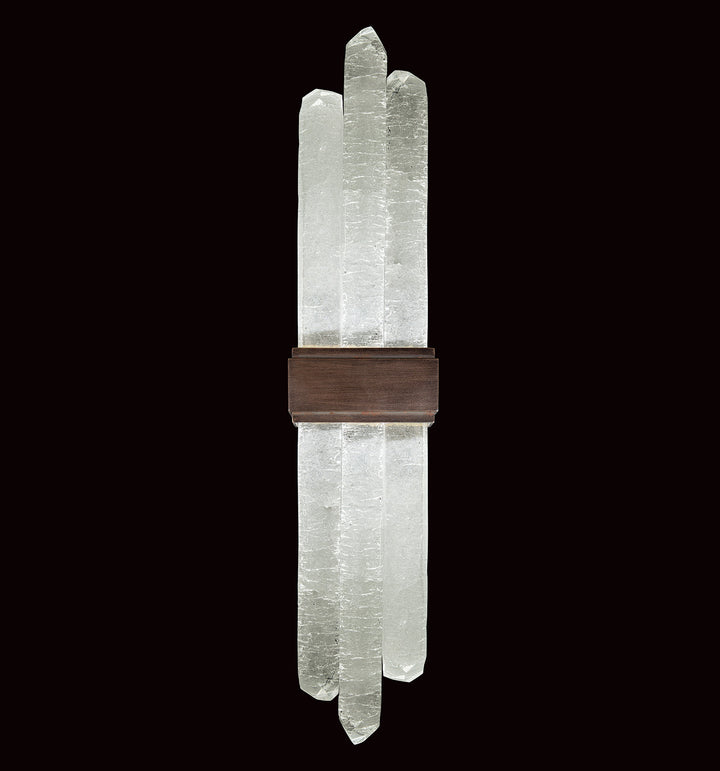 Fine Art Handcrafted Lighting Lior 25.5"H Sconce in Standard Bronze (882350-3ST)