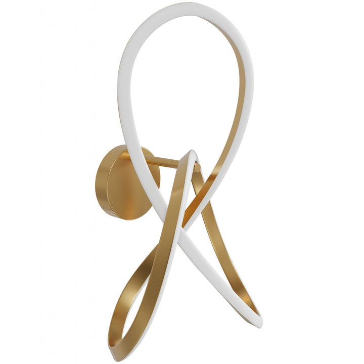 Avenue Lighting Windsor 22"W Spiral Ring 5-CCT LED Wall Sconce HF5080-GB in Golden Bronze view 2