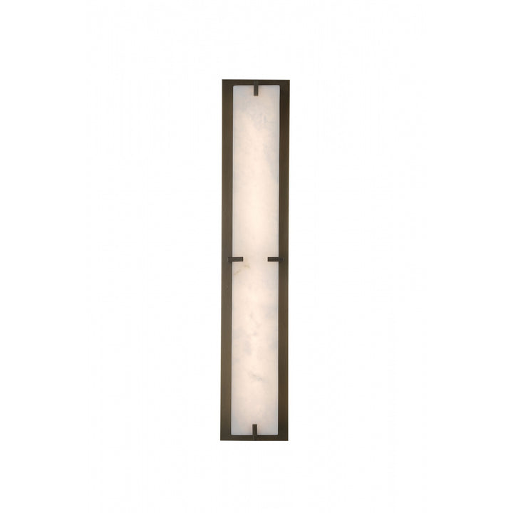 Avenue Lighting Sedona 38"H Alabaster 3-CCT LED Wall Sconce HF2940-AB in Aged Brass/Alabaster view 2