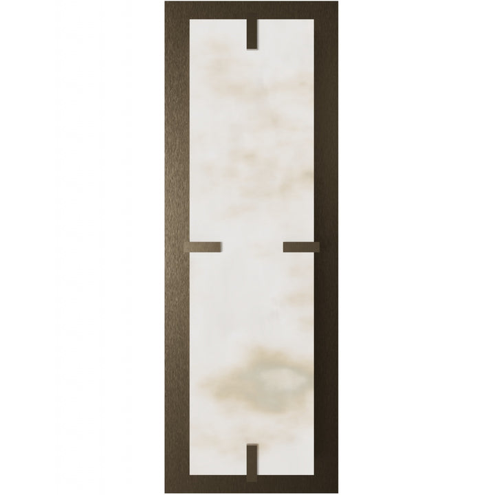 Avenue Lighting Sedona 20"H Alabaster 3-CCT LED Wall Sconce HF2920-AB in Aged Brass/Alabaster
