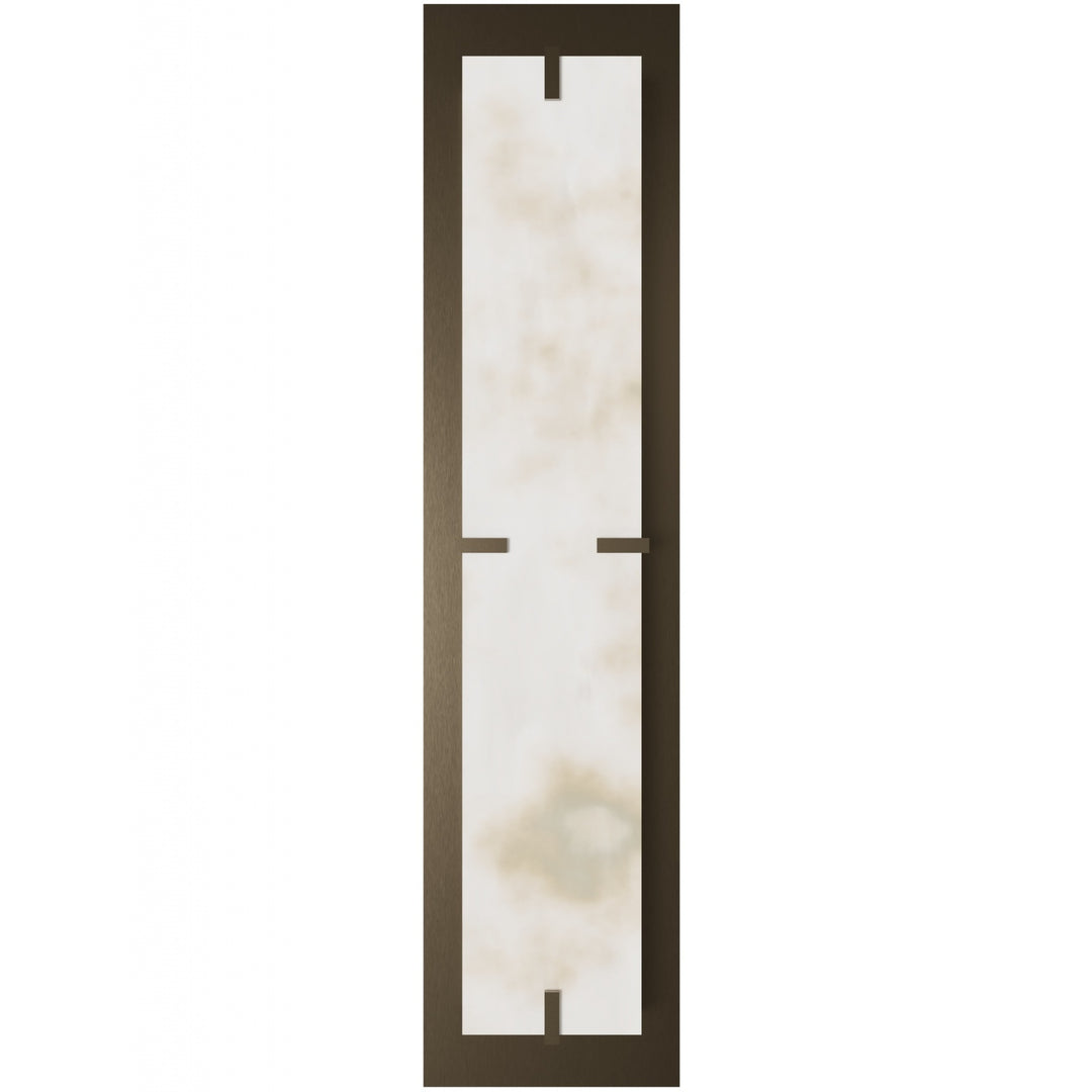 Avenue Lighting Sedona 28"H Alabaster 3-CCT LED Wall Sconce HF2930-AB in Aged Brass/Alabaster