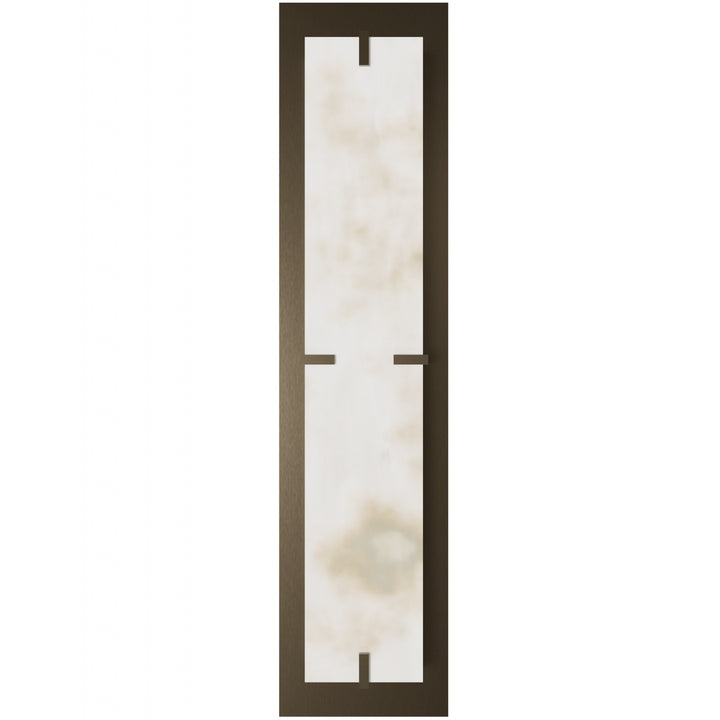 Avenue Lighting Sedona 28"H Alabaster 3-CCT LED Wall Sconce HF2930-AB in Aged Brass/Alabaster