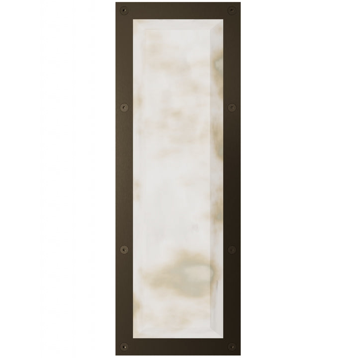 Avenue Lighting Sedona 20"H Alabaster 3-CCT LED Wall Sconce HF2960-AB in Aged Brass/Alabaster