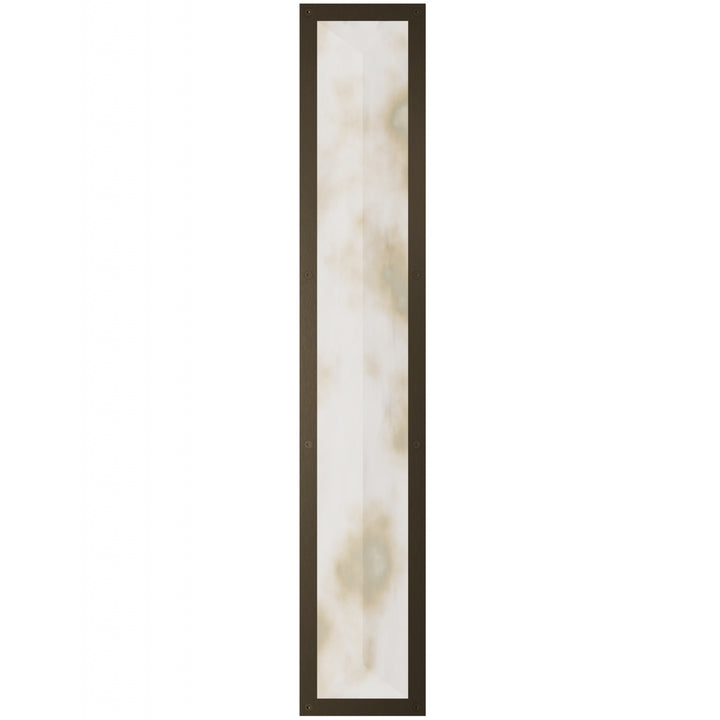 Avenue Lighting Sedona 36"H Alabaster 3-CCT LED Prism Wall Sconce HF2972-AB in Aged Brass/Alabaster