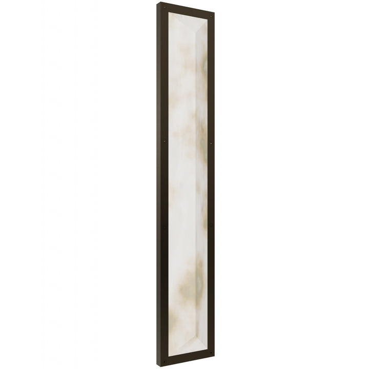 Avenue Lighting Sedona 36"H Alabaster 3-CCT LED Prism Wall Sconce HF2972-AB in Aged Brass/Alabaster view 3