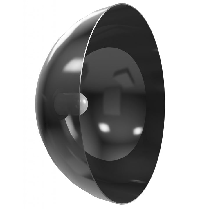 Avenue Lighting Fremont Belt Add-On Glass Light G102 in Black with Smoked Glass Bowl view 3