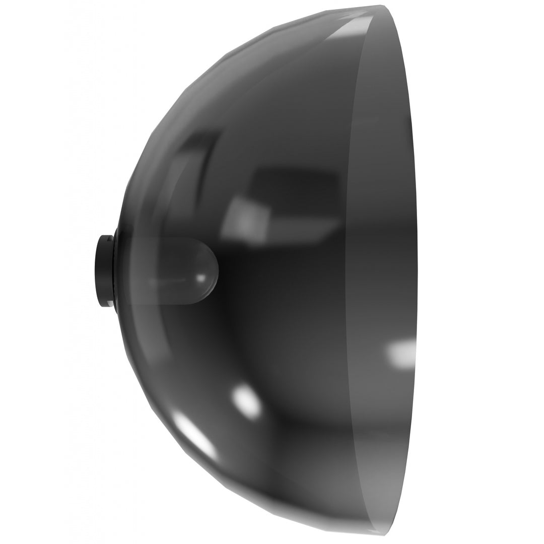 Avenue Lighting Fremont Belt Add-On Glass Light G102 in Black with Smoked Glass Bowl