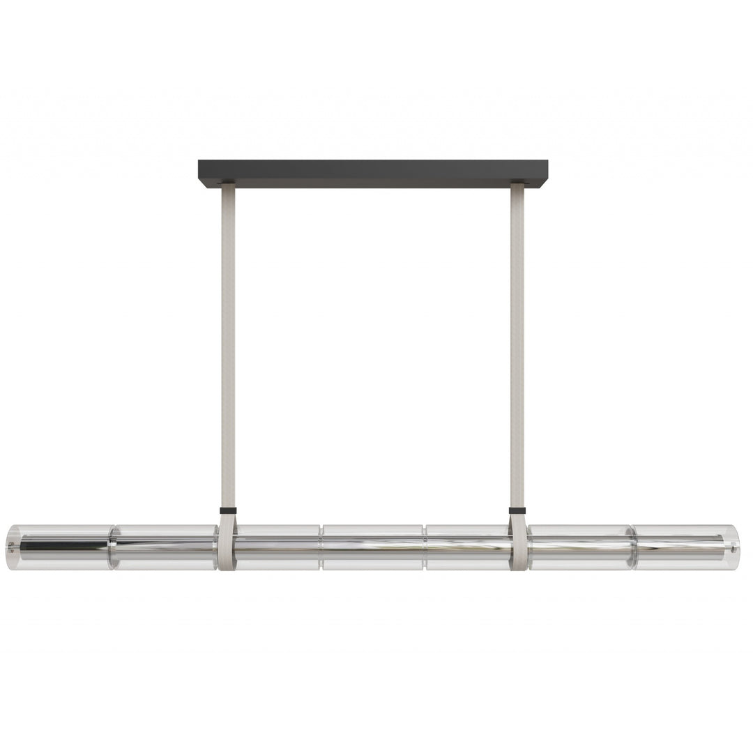 Avenue Lighting Fremont 64"W Clear Tubular LED Pendant
