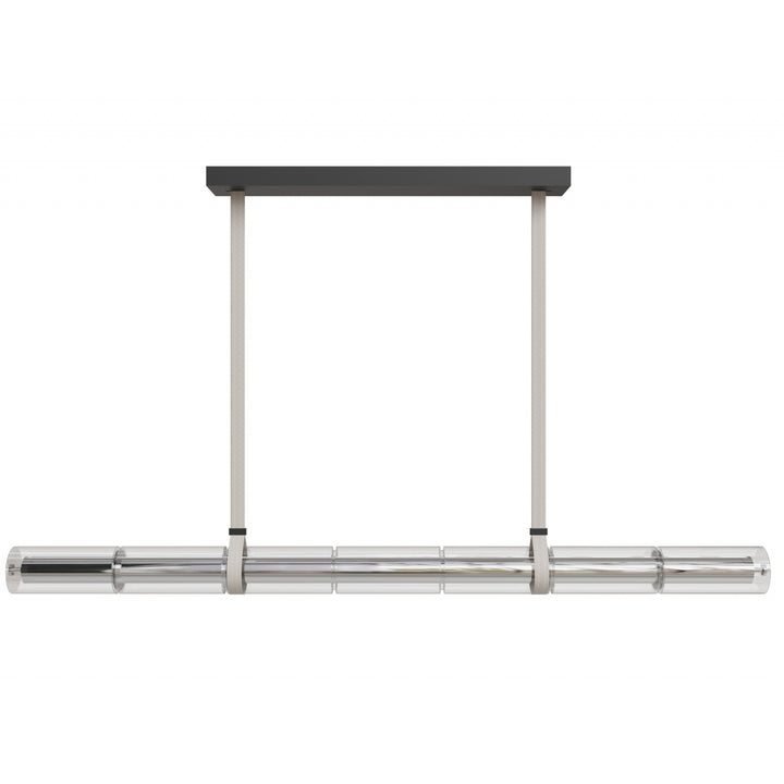 Avenue Lighting Fremont 64"W Clear Tubular LED Pendant