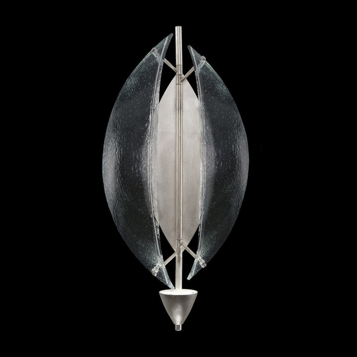 Fine Art Handcrafted Lighting Embark 23.75"H Sconce in Standard Silver Leaf, Clear (100058-43)