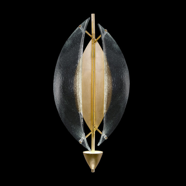 Fine Art Handcrafted Lighting Embark 23.75"H Sconce in Standard Gold Leaf, Clear (100058-33)