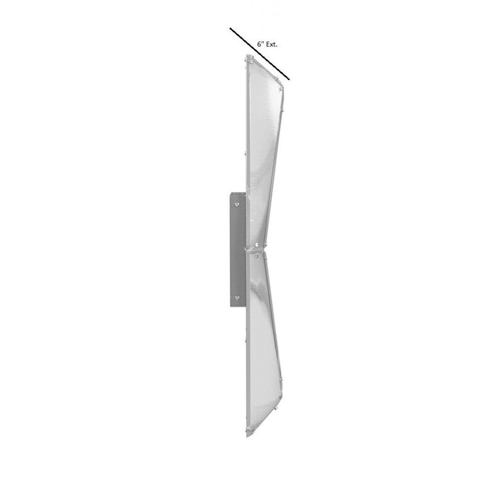 Avenue Lighting Seoul 36"H Geometric LED Wall Sconce HF7888-CH in Chrome view 5
