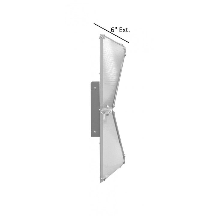 Avenue Lighting Seoul 24"H Geometric LED Wall Sconce HF7894-CH in Chrome view 5
