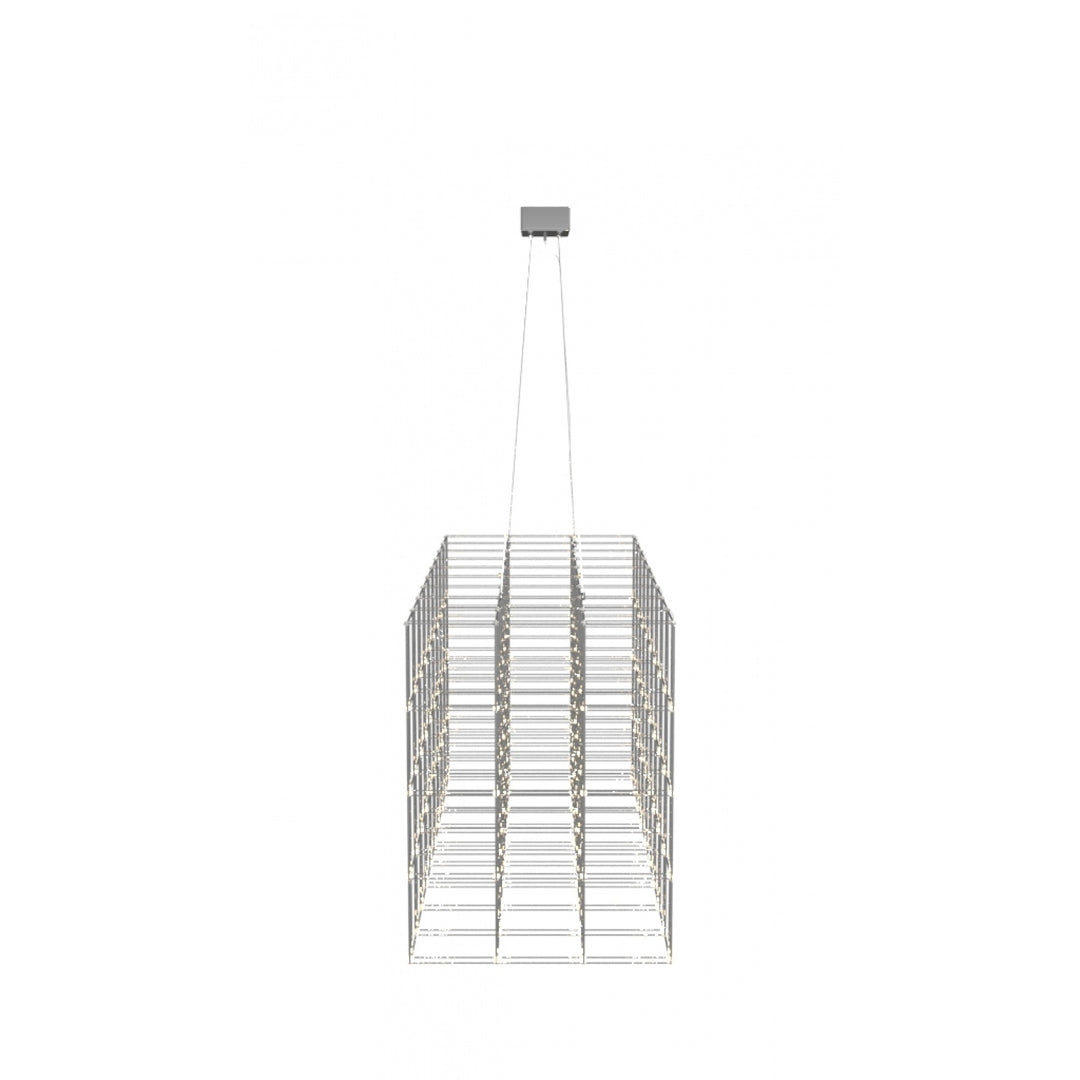 Avenue Lighting Argyle 48"W Linear LED Chandelier HF8148-CH in Chrome view 4