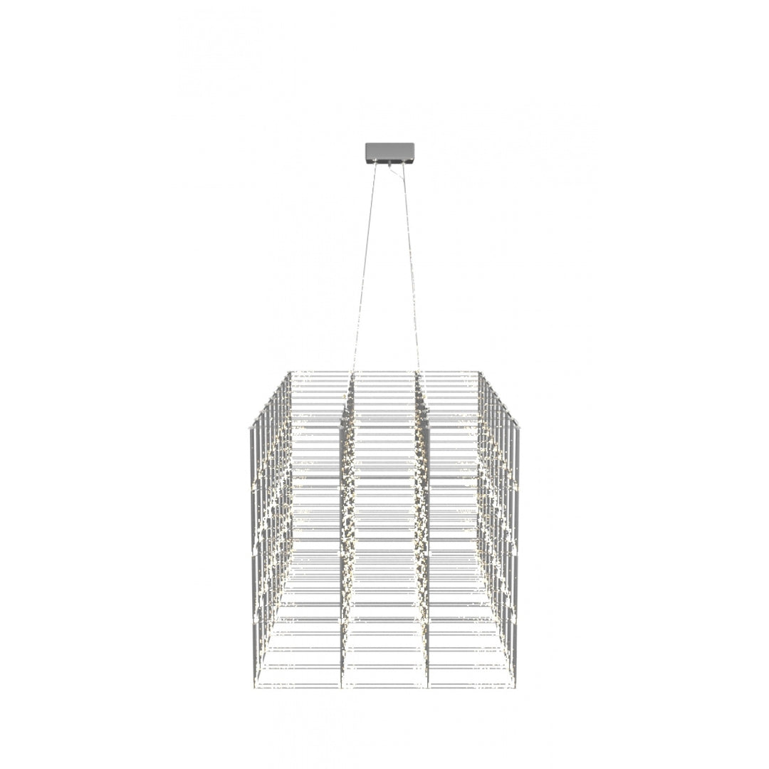 Avenue Lighting Argyle 34"W Linear LED Chandelier HF8115-CH in Chrome view 4