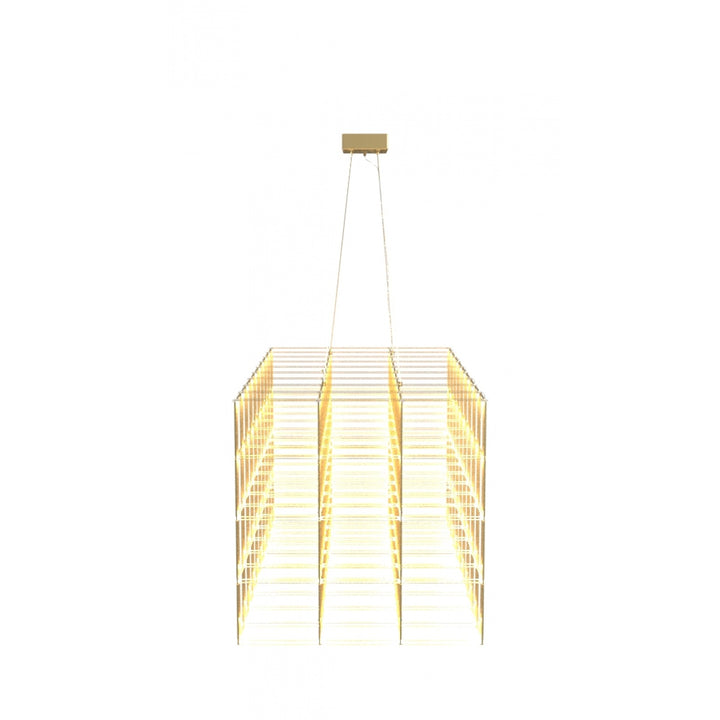 Avenue Lighting Argyle 34"W Linear LED Chandelier HF8115-GLD in Gold view 4