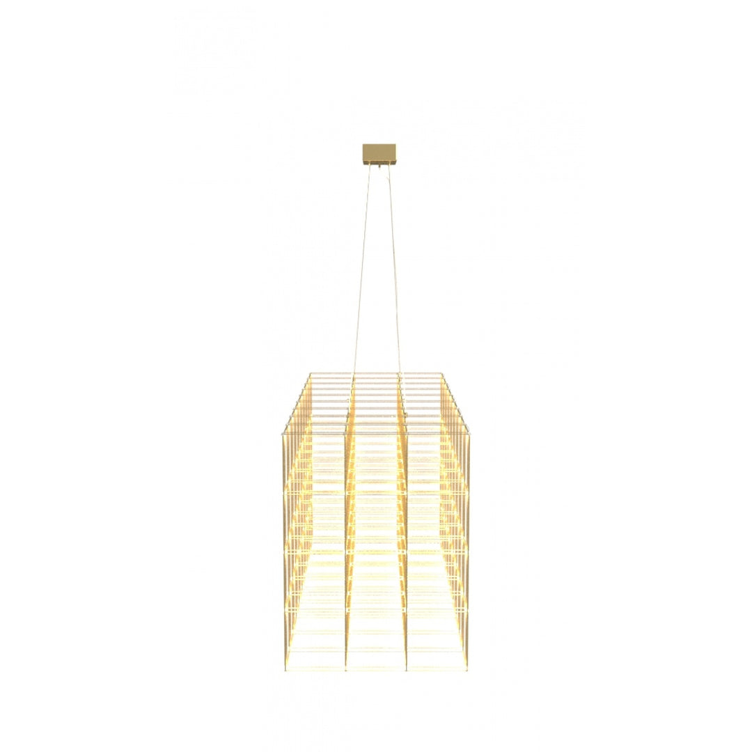 Avenue Lighting Argyle 48"W Linear LED Chandelier HF8148-GLD in Gold view 4