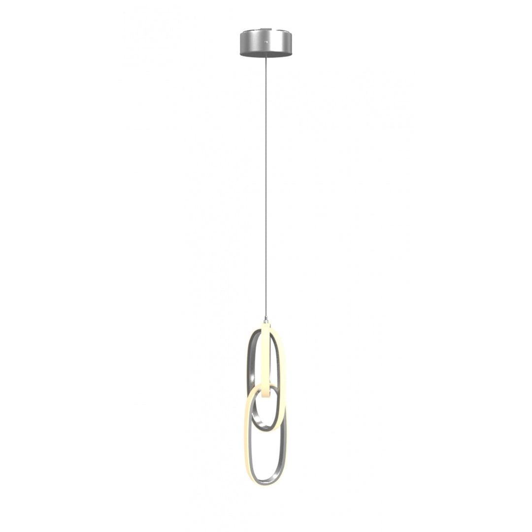 Avenue Lighting Circa 3-Ring 6"W LED Pendant HF5021-CH in Chrome