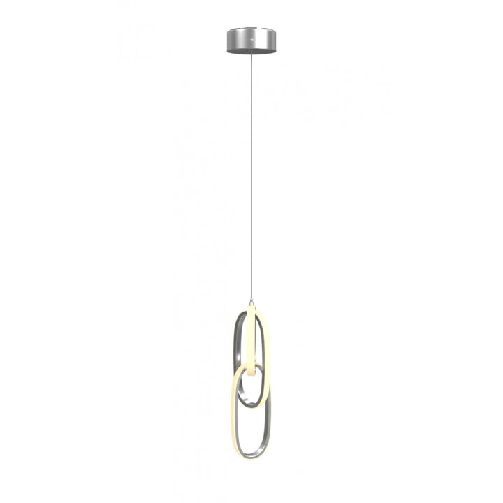 Avenue Lighting Circa 3-Ring 6"W LED Pendant HF5021-CH in Chrome