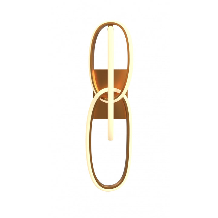Avenue Lighting Circa 3-Ring 22"H LED Wall Sconce HF5022-GL in Gold view 3