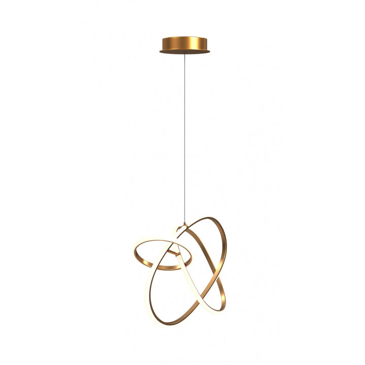 Avenue Lighting Circa 3-Ring 21"W LED Pendant HF5023-GL in Gold view 2