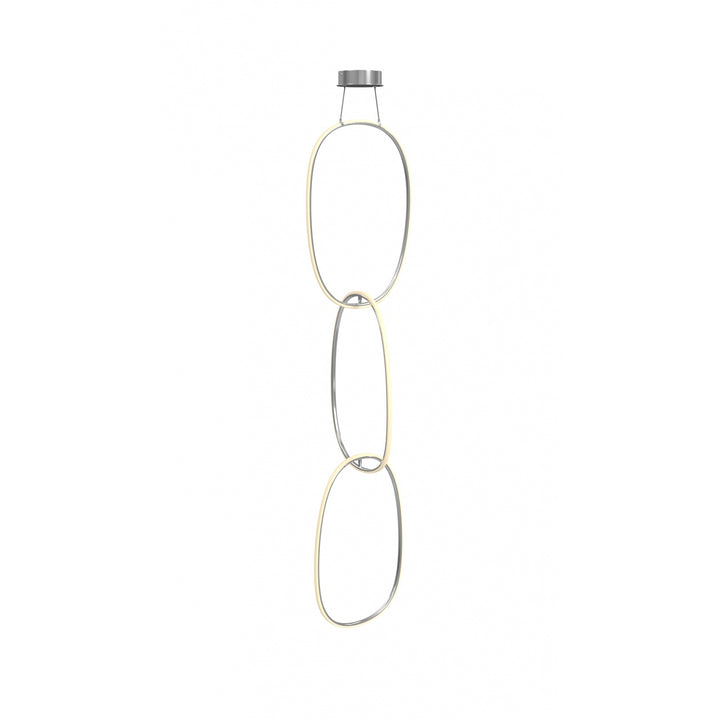 Avenue Lighting Circa 3-Ring 26"W LED Pendant HF5026-CH in Chrome view 4