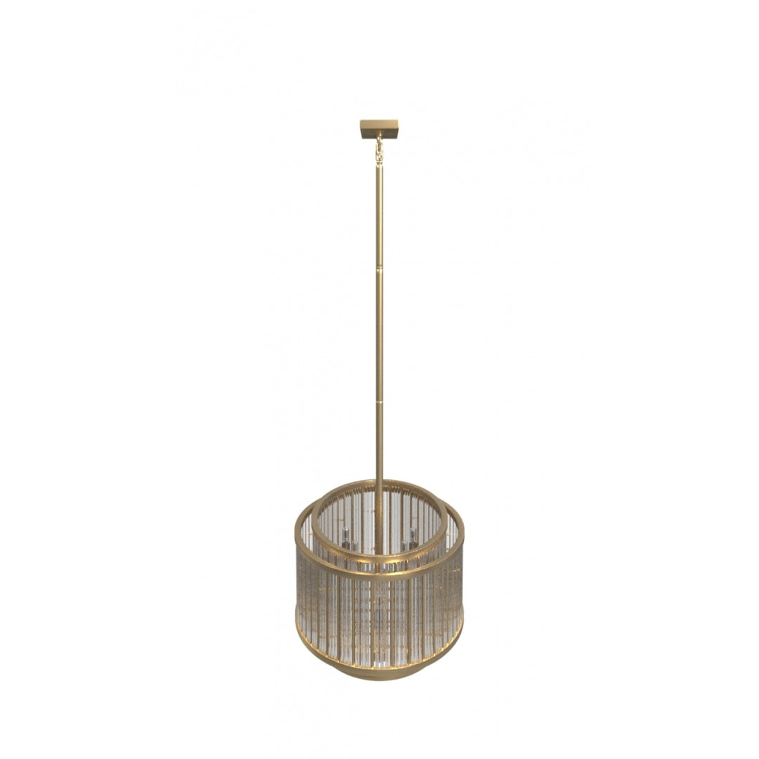 Avenue Lighting Waldorf 52"L Oval Chandelier HF1927-AB in Aged Brass view 2