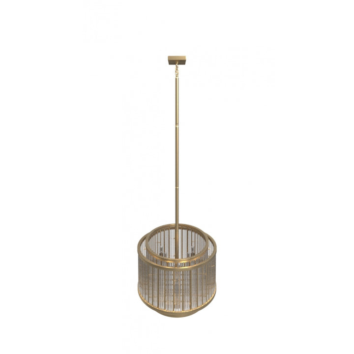 Avenue Lighting Waldorf 52"L Oval Chandelier HF1927-AB in Aged Brass view 2