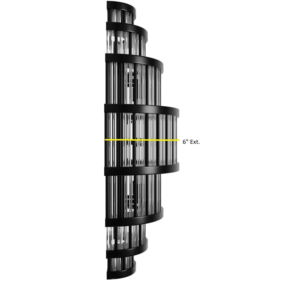 Avenue Lighting Waldorf 22"H Wall Sconce HF1921-GM in Polished Gunmetal view 5