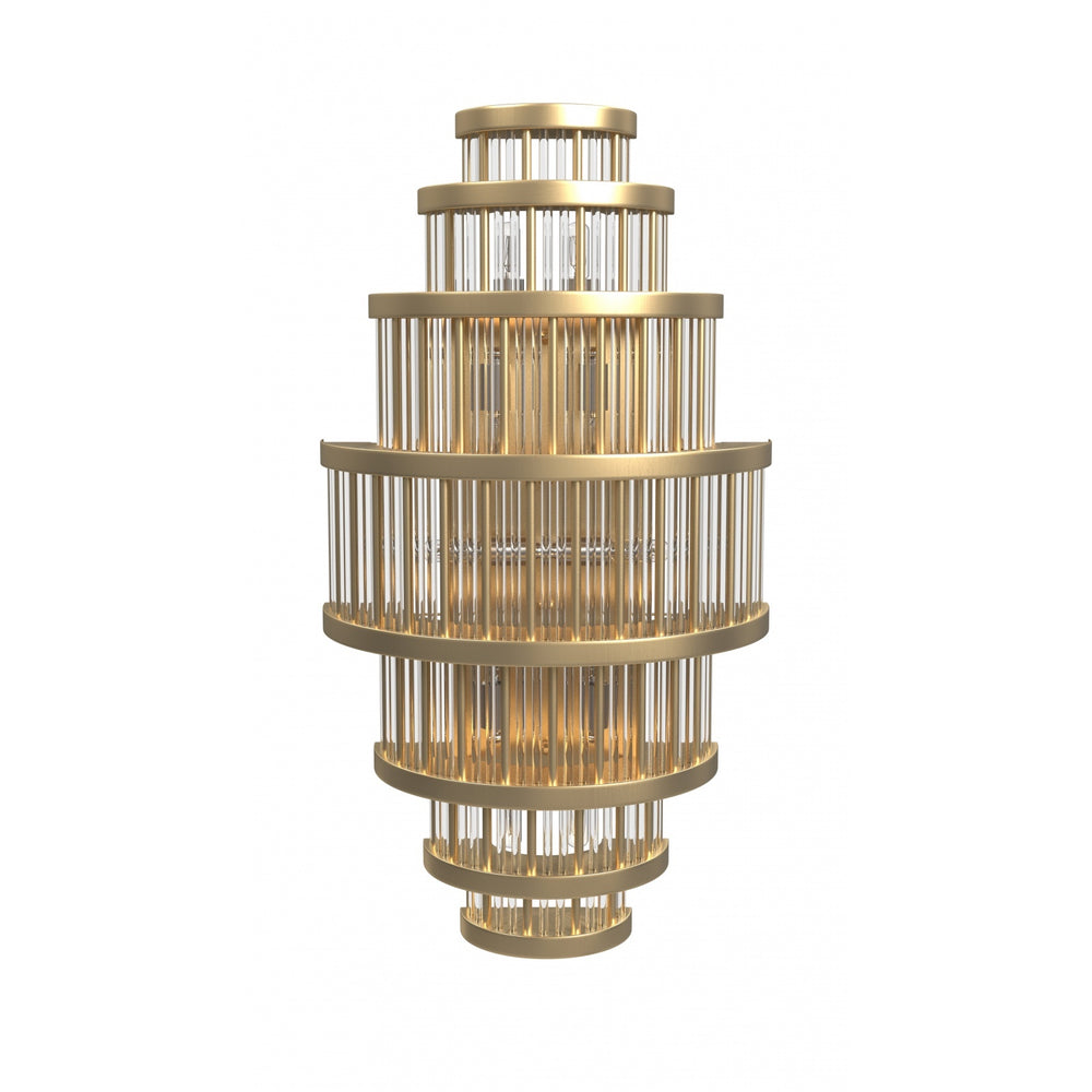 Avenue Lighting Waldorf 22"H Wall Sconce HF1921-AB in Aged Brass view 2