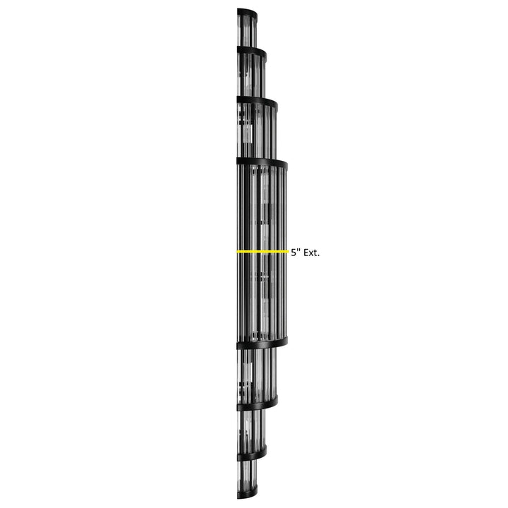 Avenue Lighting Waldorf 38"H Wall Sconce HF1922-GM in Polished Gunmetal view 3