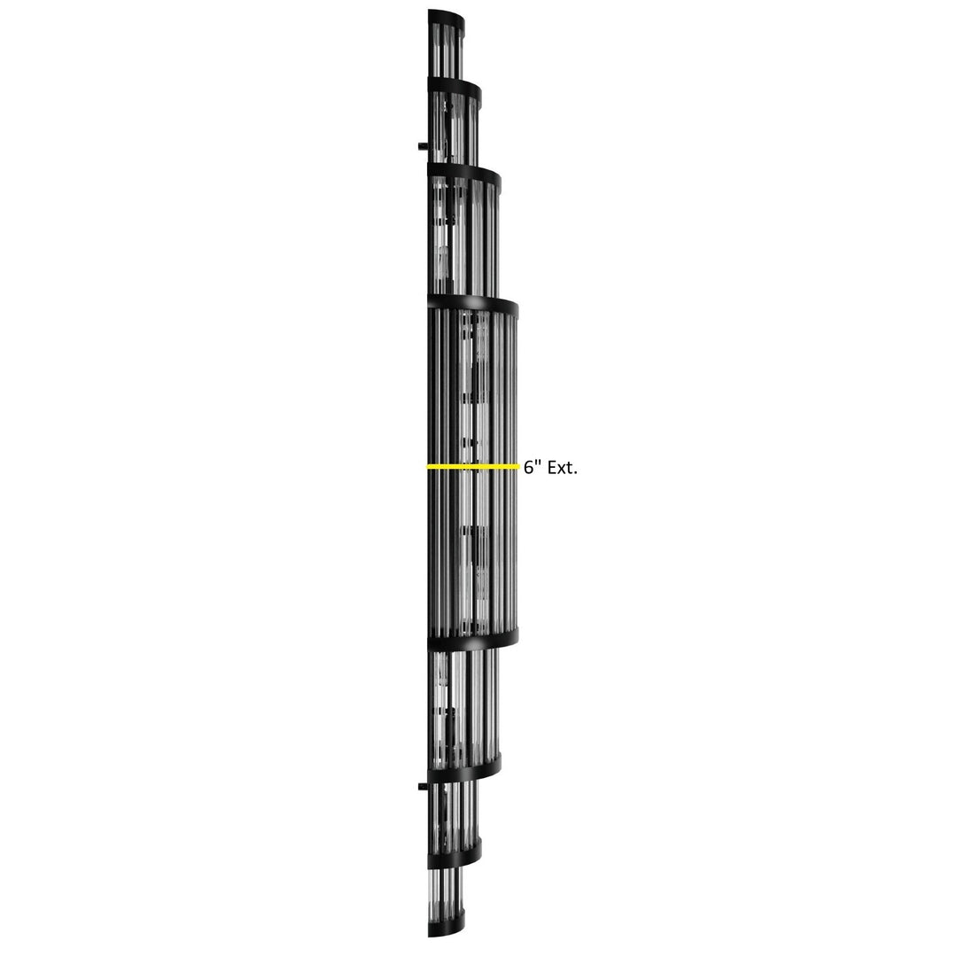 Avenue Lighting Waldorf 50"H Wall Sconce HF1923-GM in Polished Gunmetal view 4