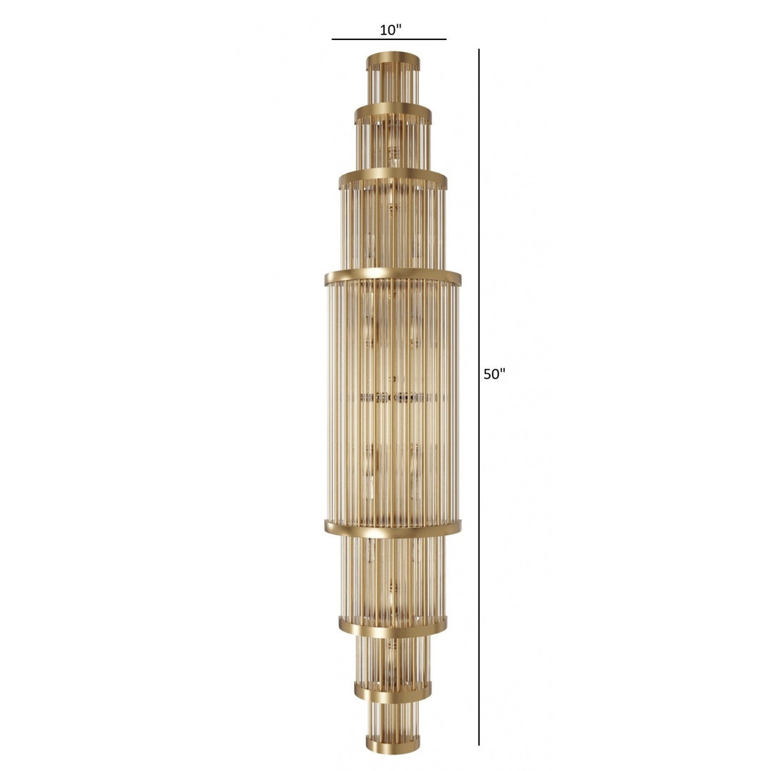 Avenue Lighting Waldorf 50"H Wall Sconce HF1923-AB in Aged Brass view 4