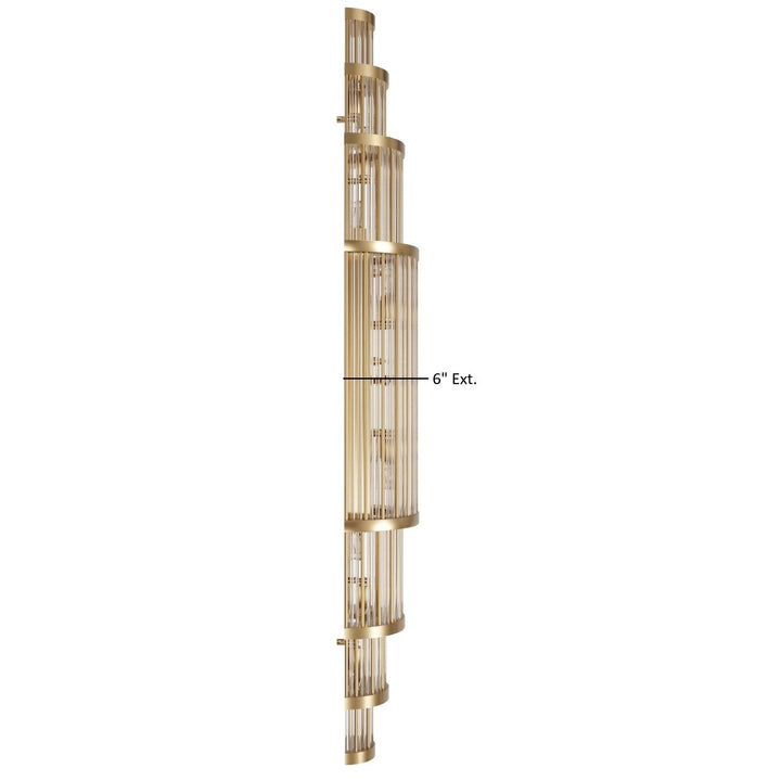 Avenue Lighting Waldorf 50"H Wall Sconce HF1923-AB in Aged Brass view 5