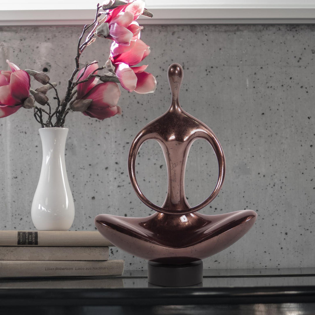 Howard Elliott Abstract Yoga Silhouette Sculpture