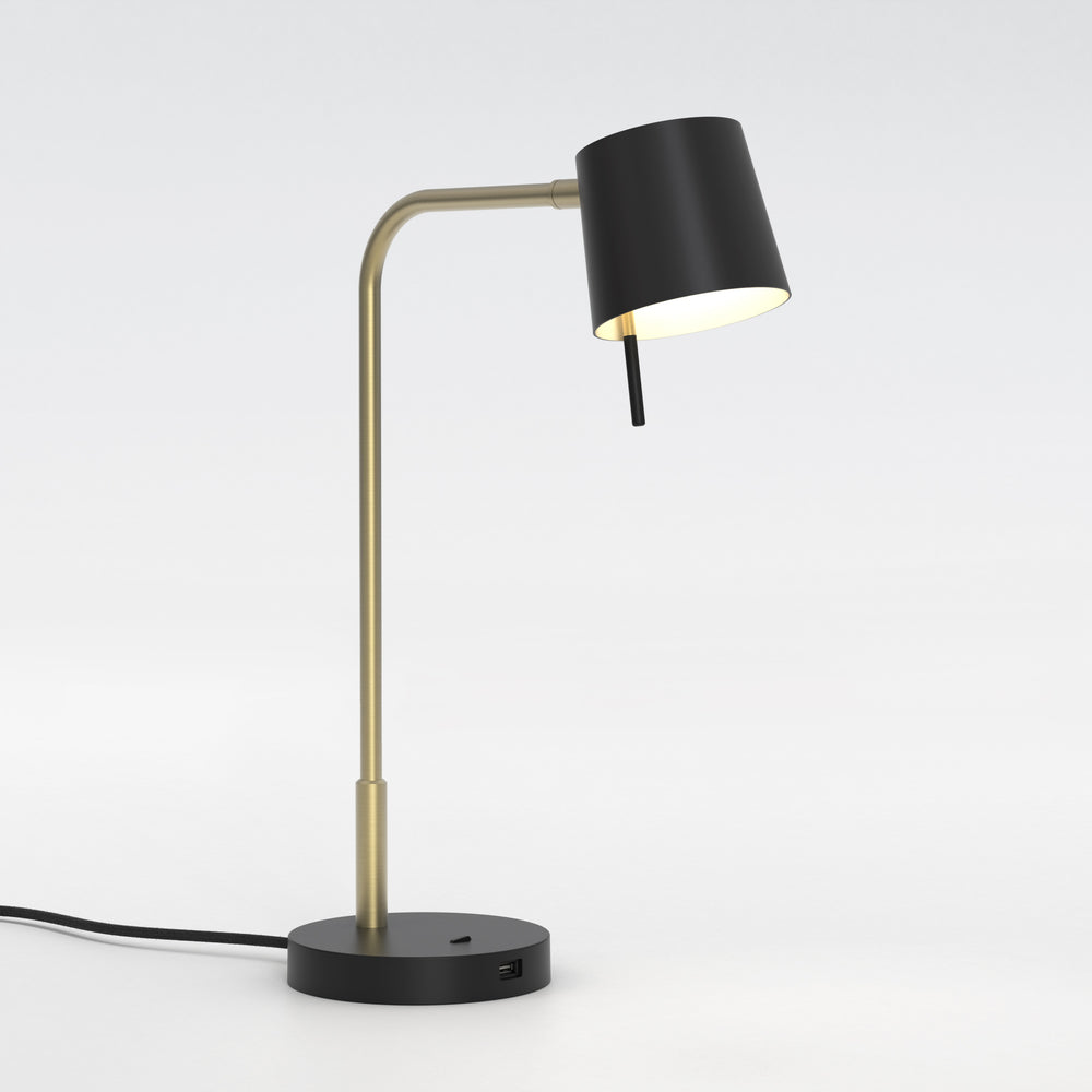 Astro Lighting Miura Desk USB - Matt Gold