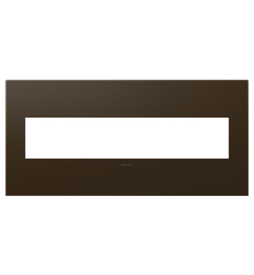 Legrand adorne Bronze 5-Gang wall plate
